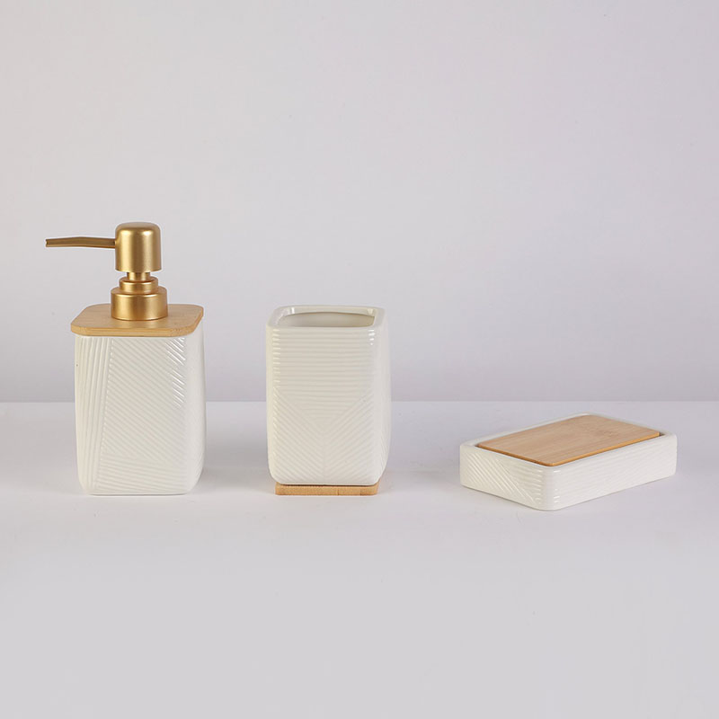 Ensemble Moderne 3 Pièces pour Salle de Bain