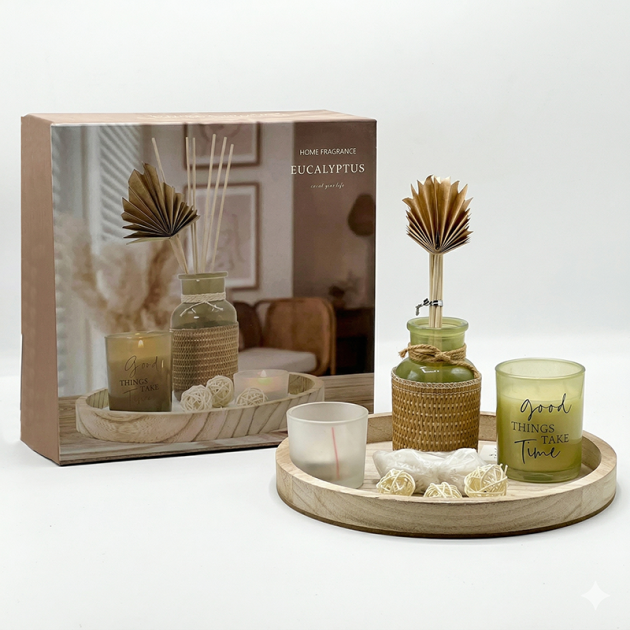 Ensemble de Bougie parfumée élégante
