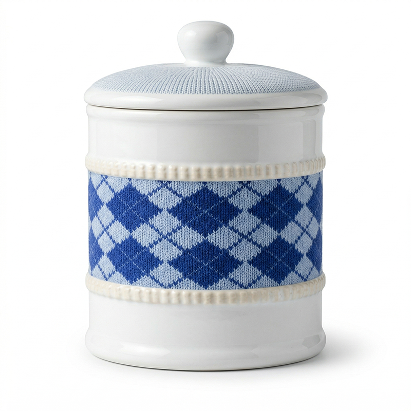 Pot de Rangement Hivernal avec Couvercle – Image 4
