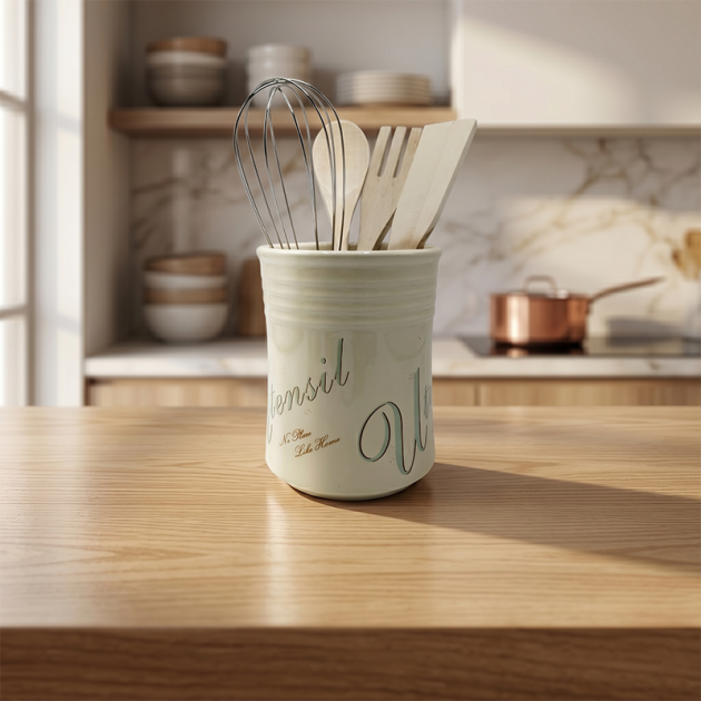 Pot à Ustensiles Élégant pour Cuisine Moderne