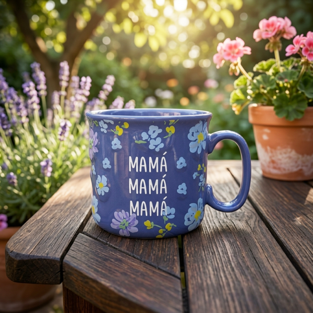 Tasse Élégante motif “Mamá”