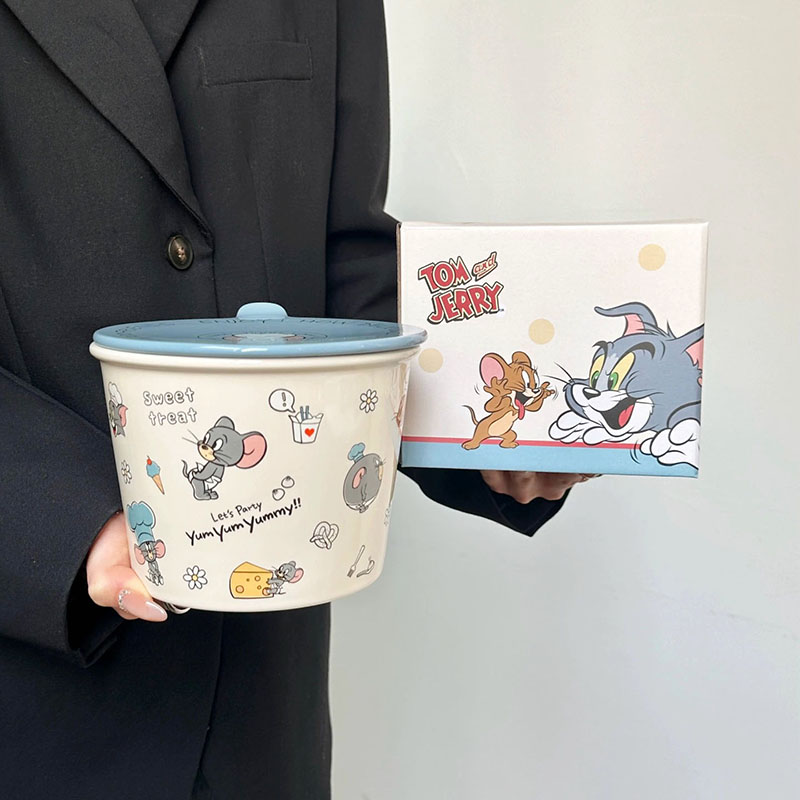 Bols à Nouilles Instantanées en Céramique – Collection Officielle Tom et Jerry 🐱🐭 – Image 3