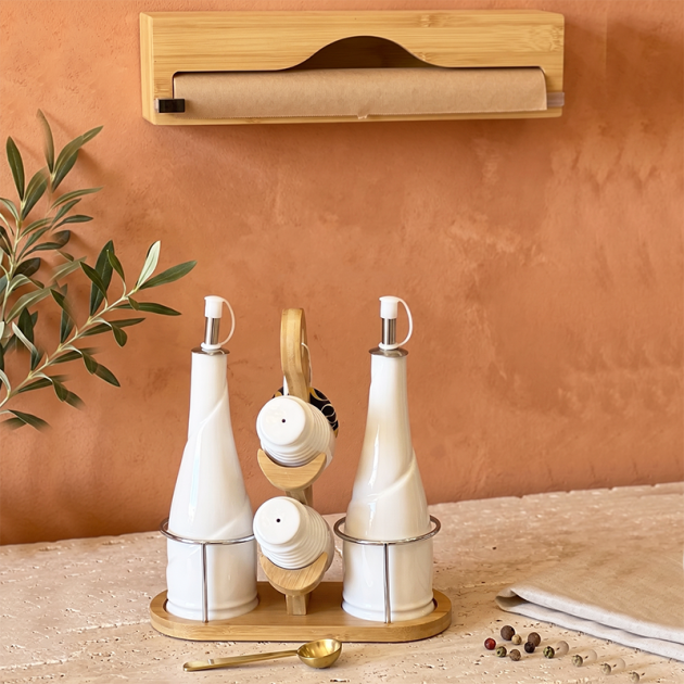 Ensemble de 4 pièces pour condiments de cuisine