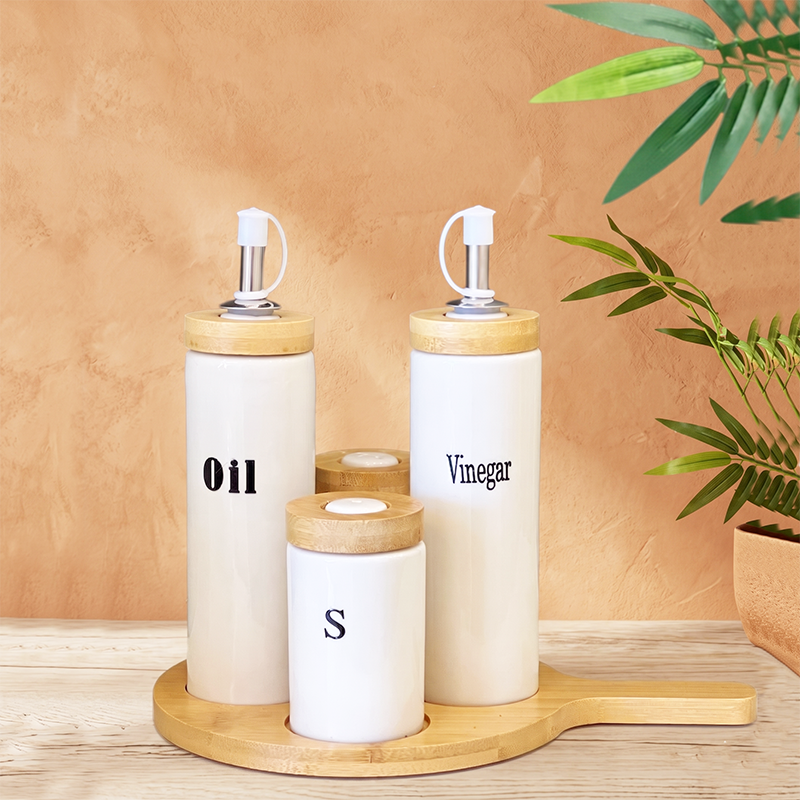 Ensemble de Condiments Moderne 4 Pièces