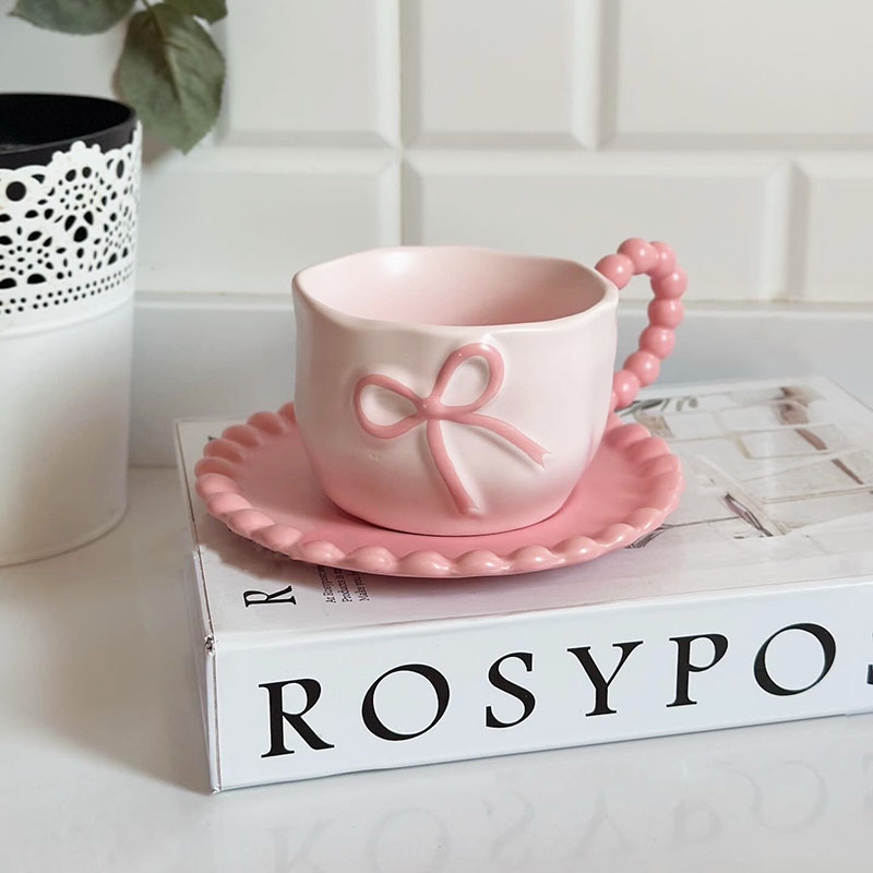 Ensemble Tasse et Soucoupe en Céramique – Image 3