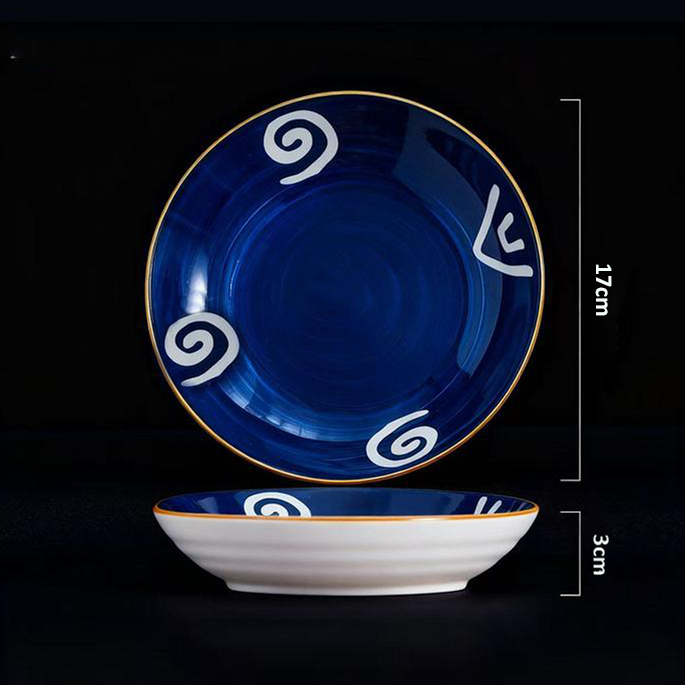 Assiette Creuse en Céramique Style Japonais Élégant – Image 2