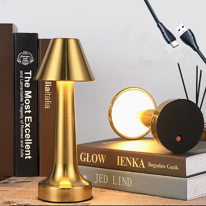 Lampe de table décorative rechargeable à LED – Image 2