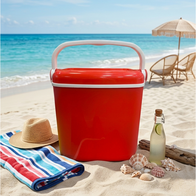 Glacière Isotherme Portable – L’Indispensable de Vos Journées à la Plage  25litre