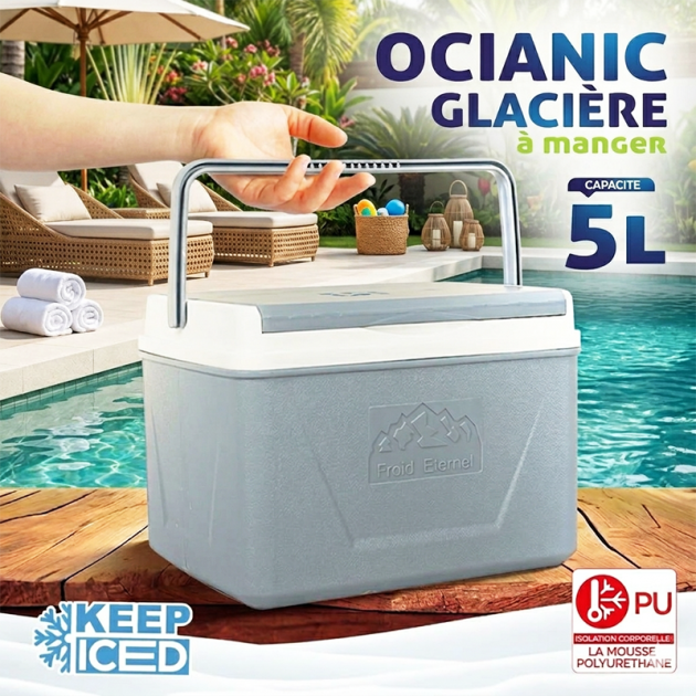 Glacière Rigide Haute Performance Froid Éternel 5 litre