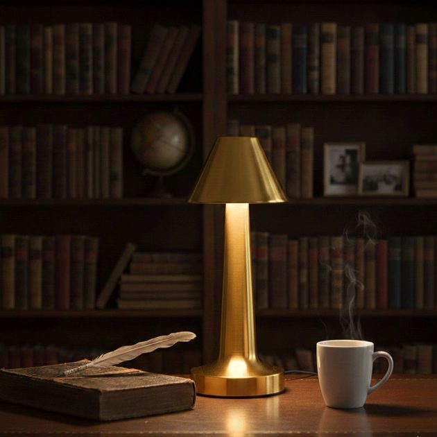 Lampe de table décorative rechargeable à LED