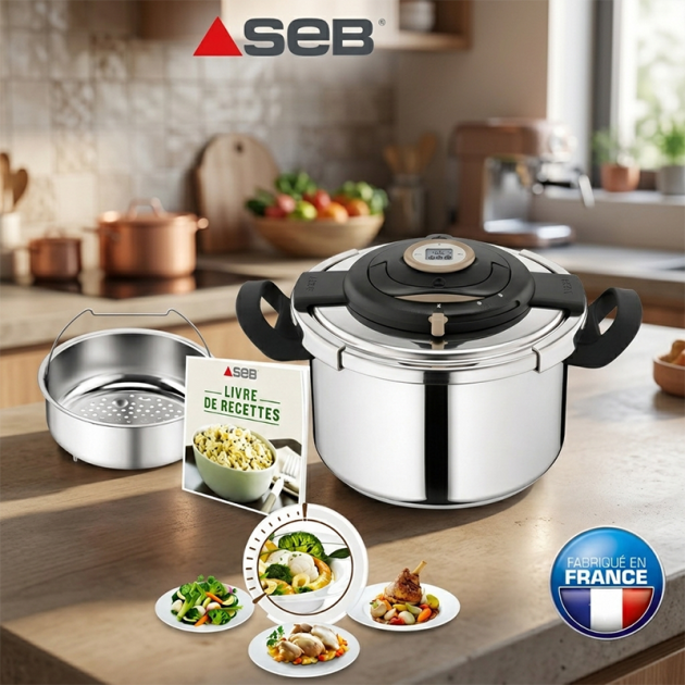 Cocotte - Autocuiseur Seb Clipso Chef 8Litres