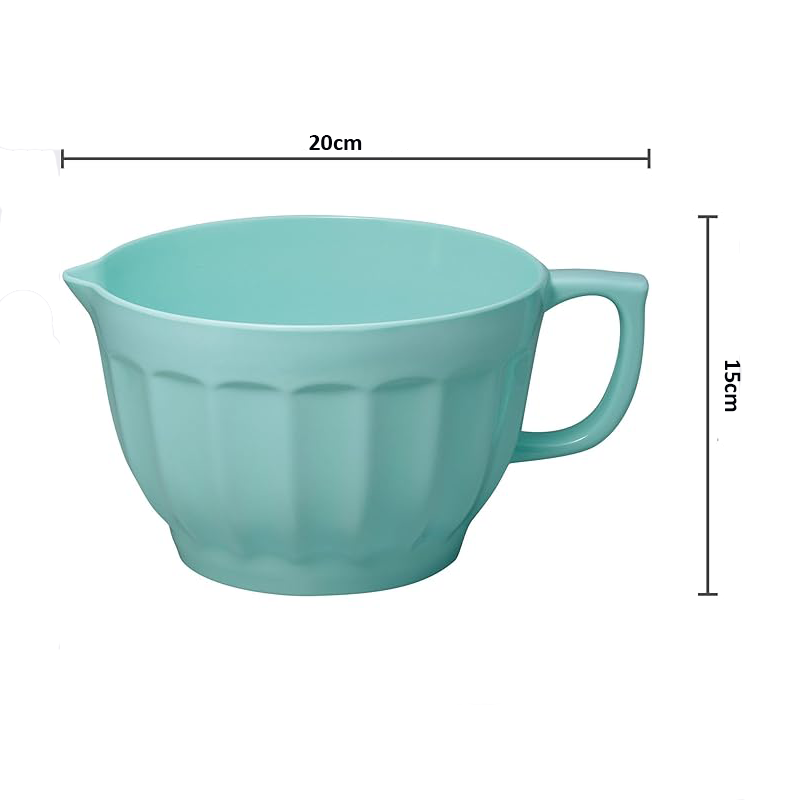 Grand Bol Doseur en Céramique Bleu Pastel avec Bec Verseur – Élégance & Grande Capacité – Image 3