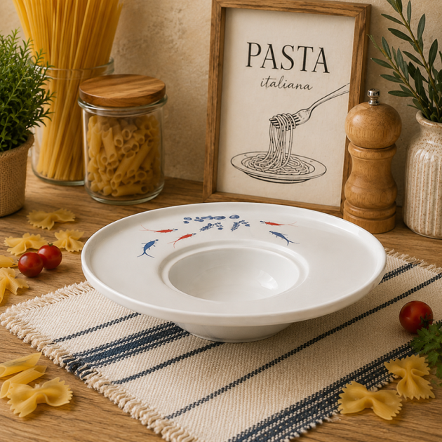 Assiette à pâtes en Céramique