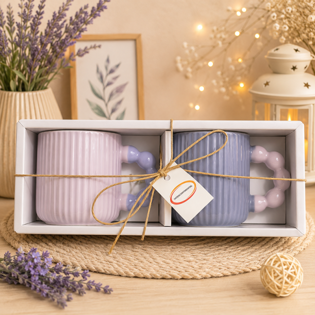 Coffret Duo de Mugs en Céramique