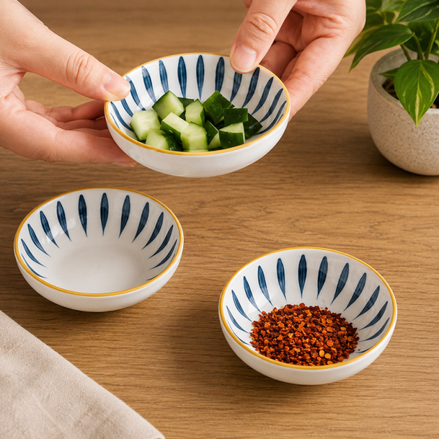Ramequin en Céramique Japonaise – Élégance Minimaliste pour Sauces, Épices et Accompagnements