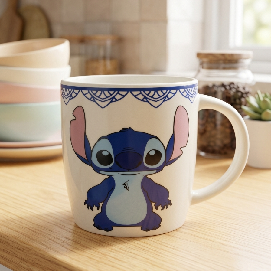 Mug en Céramique Motif Stitch