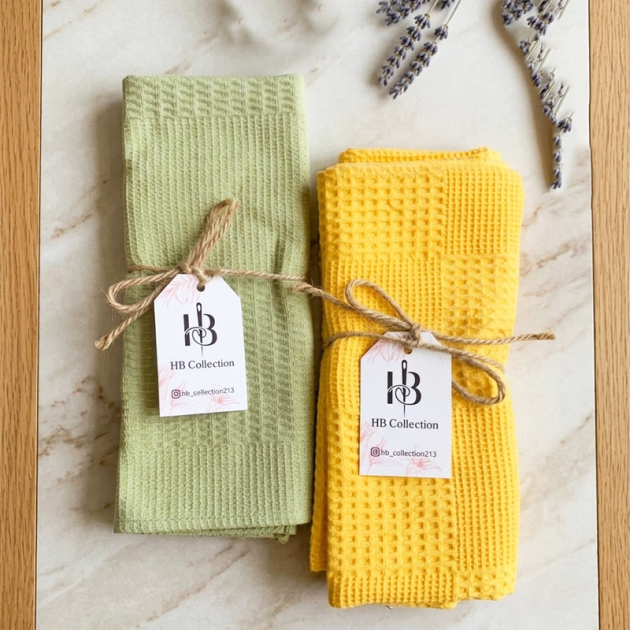 Torchons de Cuisine 100 % Coton – Anti-Taches, Ultra Absorbants & Texture Nid d'Abeille
