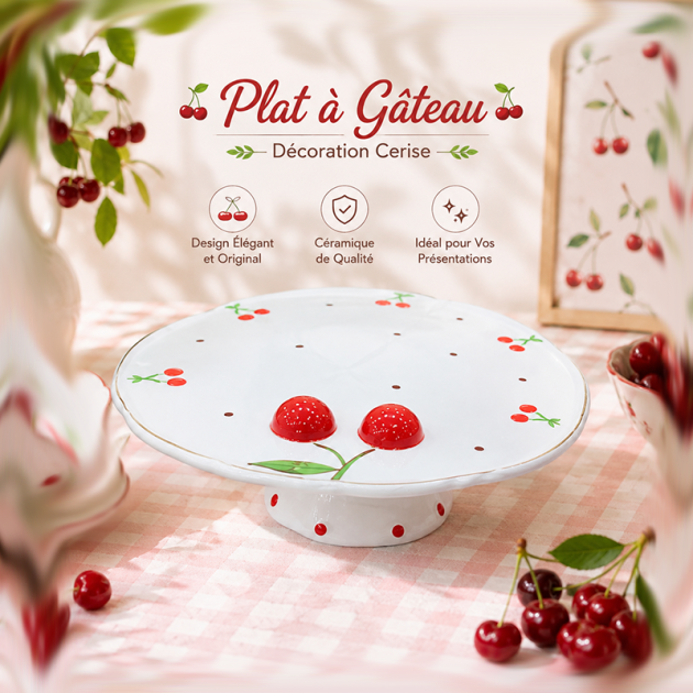 Présentoir à Gâteau en Céramique