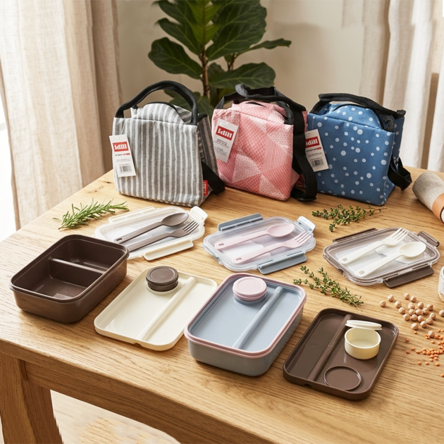 Ensemble Lunch Box Compartimentée avec Sac Isotherme