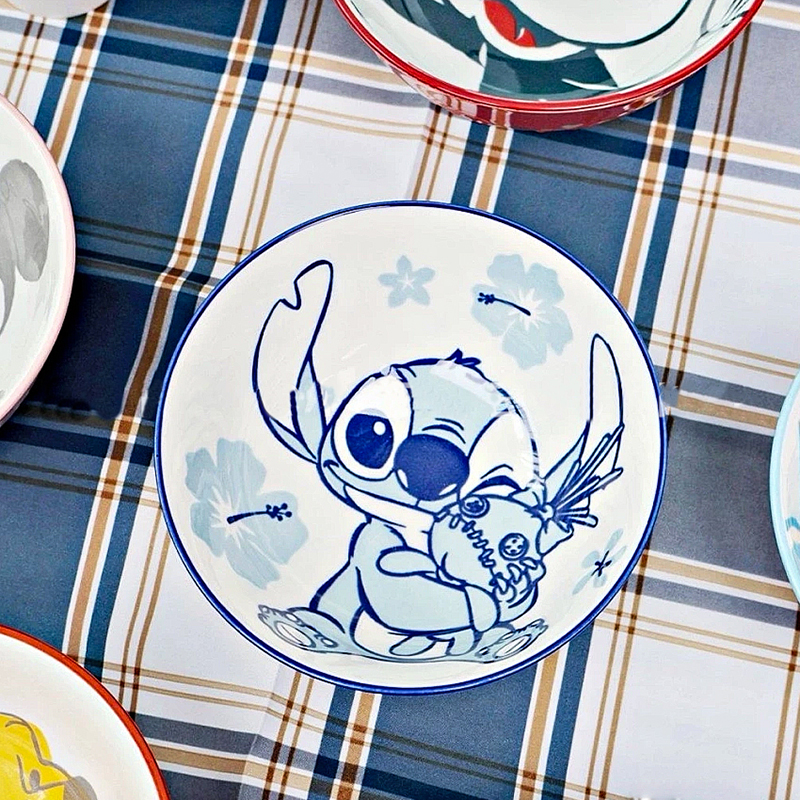 Bol en Céramique Bleu avec Motif stitch – Image 4