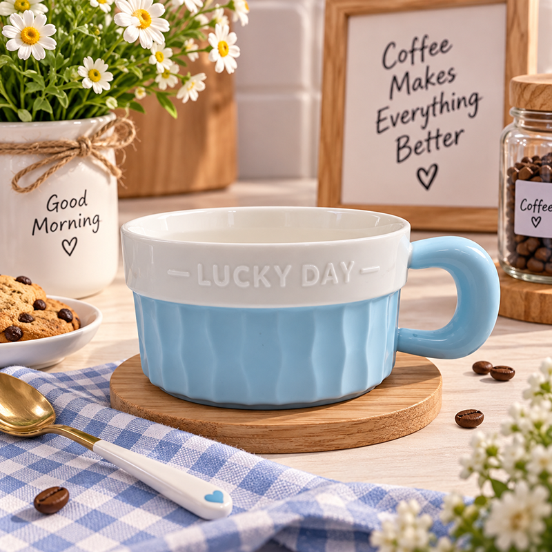 Un grand Mug en Céramique – Collection « Lucky Day » – Image 2