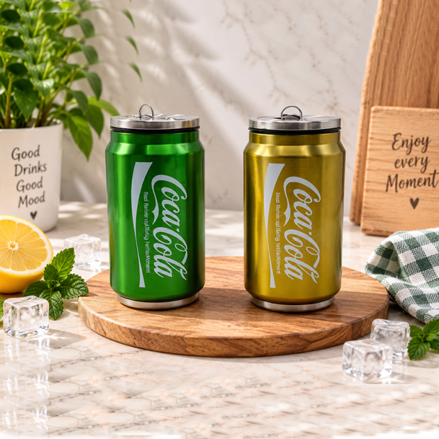 Gourde Isotherme Design Canette Coca-Cola